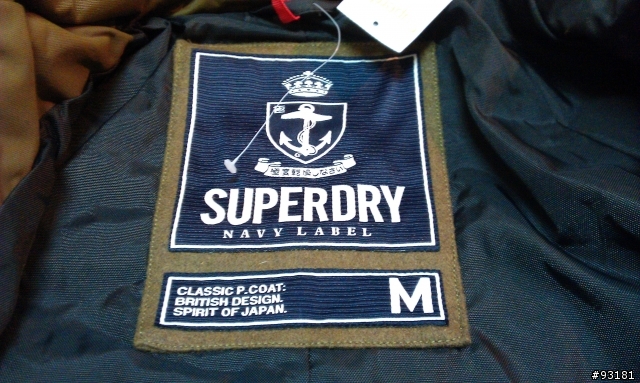 (開箱+實穿)超級跩軍裝短版羊毛大衣Superdry Retro Vintage Pea Lite Jacket