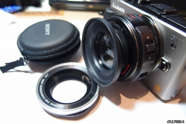 (獨創分享) GX1 之X鏡 外接廣角鏡