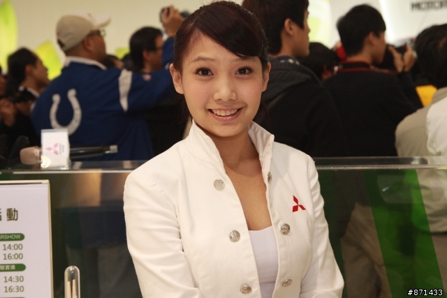 遲來的台北車展看車(妹)心得-Mitsubishi篇