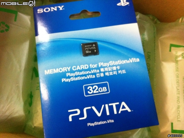 終於買到 PS Vita 32G 記憶卡
