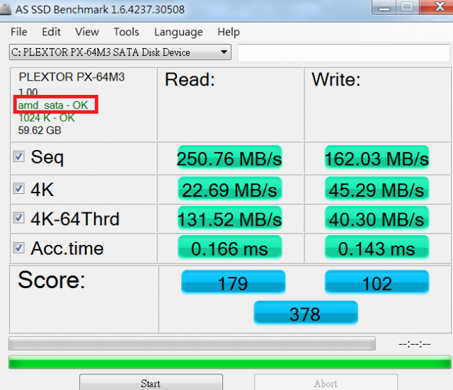 PLEXTOR M3 64G 簡單測試