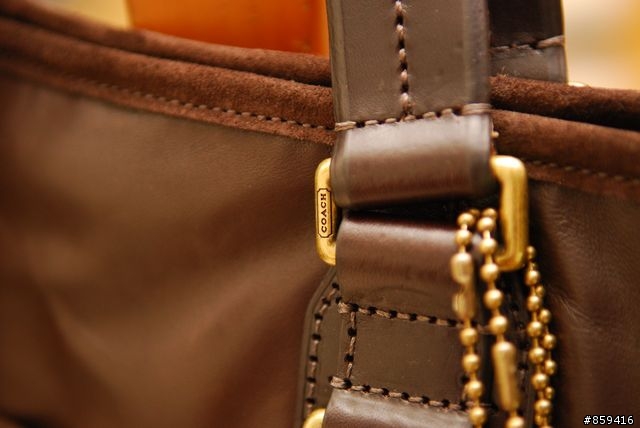 (分享)COACH New Rivington leather quilted TOTE包