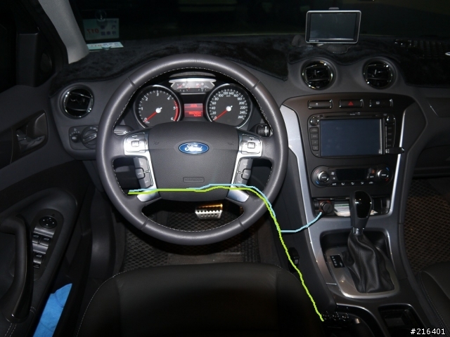 Garmin 2565RT拉線說明@2011 Mondeo TDCi