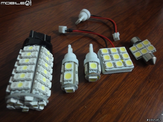 ACCORD 8.5 原廠改裝配件 開4小箱 (車內LED+後雙霧燈) DIY
