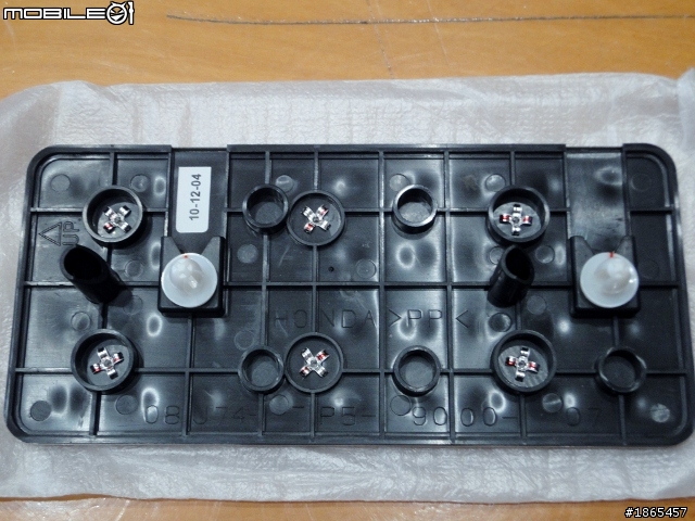 ACCORD 8.5 原廠改裝配件 開4小箱 (車內LED+後雙霧燈) DIY