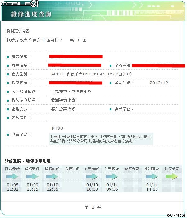 新買的 4S 起火冒煙了!!!! 貼紙白色但是被判定受潮該怎麼辦呢?
