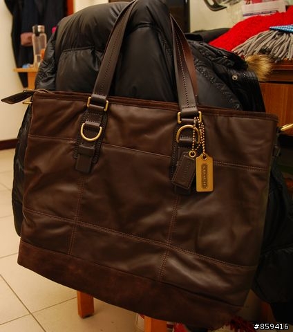 (分享)COACH New Rivington leather quilted TOTE包