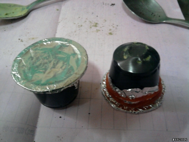 nespresso咖啡膠囊重新裝填綠茶粉