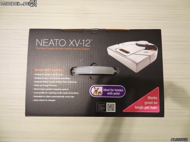穿著黑甲的白武士 Neato XV-12 掃地機器人開箱