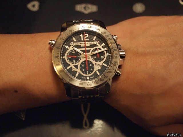 冷門開箱:RAYMOND WEIL Nabucco 碳纖錶帶計時碼錶