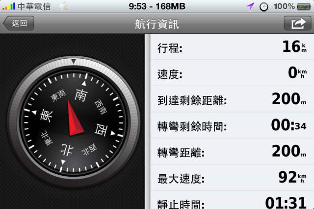*2/20更新*Garmin for iOS 導航軟體開箱試用(圖多慎入)2/20更新