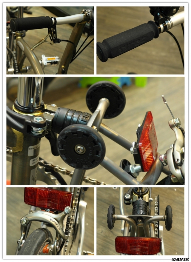 比例完美 優雅的車身線條 2012 Brompton & 2012 Brompton 清漆 Ti 版 眾多車友開箱改裝來分享