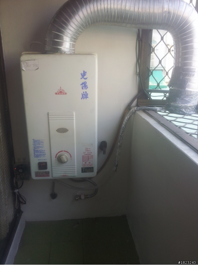 傳統瓦斯熱水器 全自動強制排氣DIY