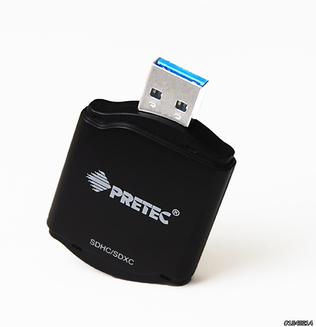 * USB 3.0 拇指碟卡姆碟 * 臺灣第一支 PRETEC P110 讀卡機 ( UHS-I 567X 433X 333X SDHC測試 )