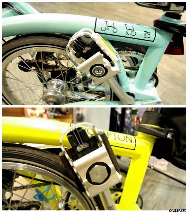 比例完美 優雅的車身線條 2012 Brompton & 2012 Brompton 清漆 Ti 版 眾多車友開箱改裝來分享