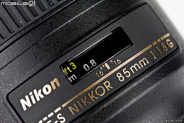輕巧畫質兼顧 Nikon AF-S Nikkor 85mm f/1.8G