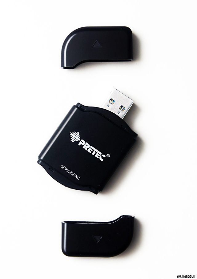 * USB 3.0 拇指碟卡姆碟 * 臺灣第一支 PRETEC P110 讀卡機 ( UHS-I 567X 433X 333X SDHC測試 )