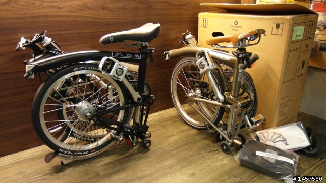 比例完美 優雅的車身線條 2012 Brompton & 2012 Brompton 清漆 Ti 版 眾多車友開箱改裝來分享