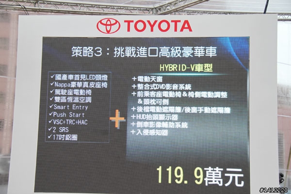 CAMRY HYBRID記者會現場直擊,106.9萬與101大樹好震撼!(更新)