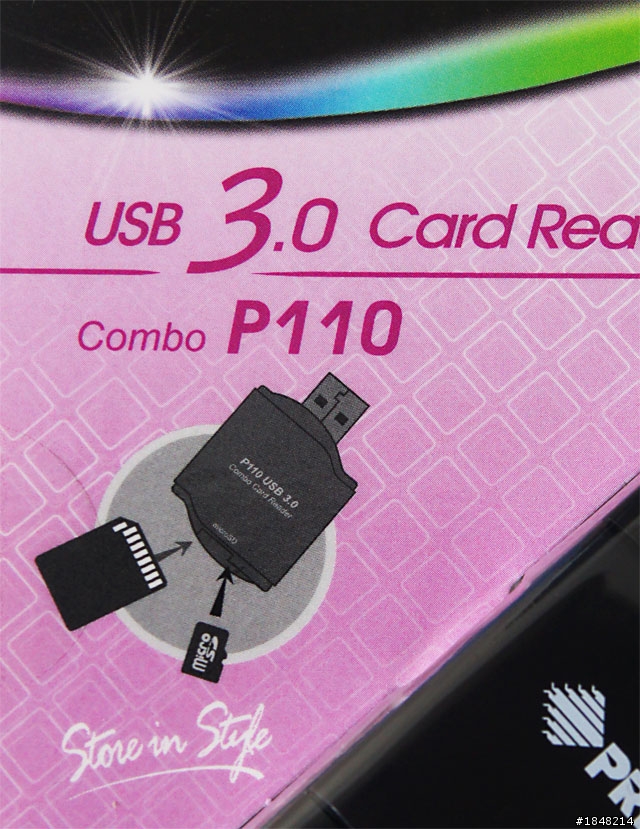 * USB 3.0 拇指碟卡姆碟 * 臺灣第一支 PRETEC P110 讀卡機 ( UHS-I 567X 433X 333X SDHC測試 )