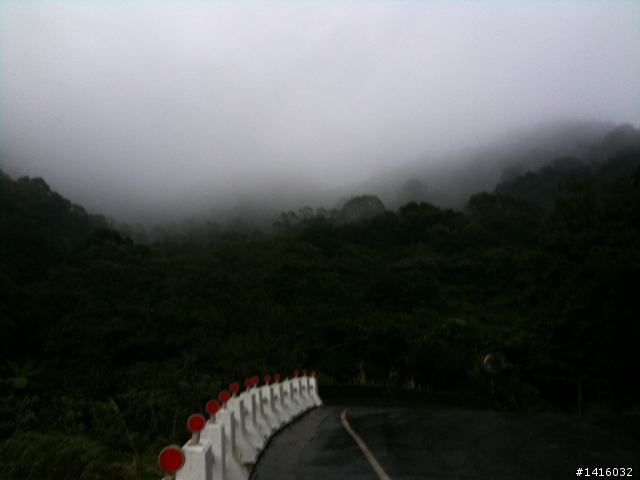 山區雲霧籠罩上風櫃嘴 2012/01/31