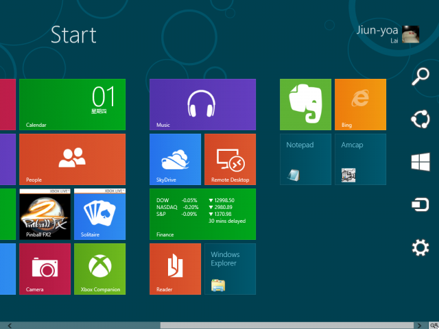 Windows 8 Consumer Preview 體驗紀錄