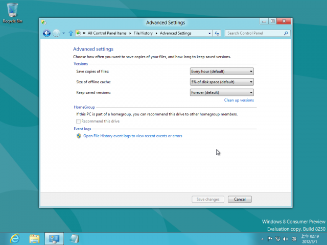 Windows 8 Consumer Preview 體驗紀錄