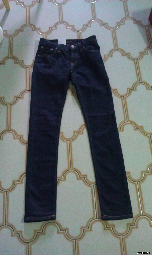 nudie tight long john denim stretch