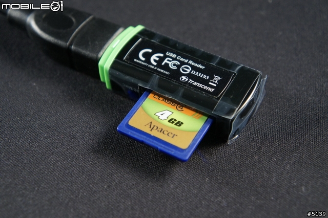 創見USB讀卡機支援USB OTG,隨時上傳單眼相機相片!