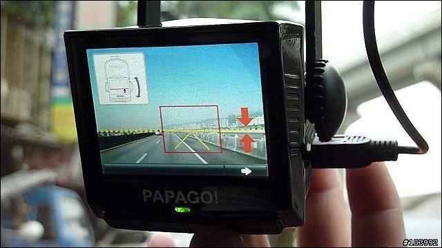 PAPAGO P3 行車記錄器 開箱測試 (道路偏移、車距偵測、測速、地圖顯示)