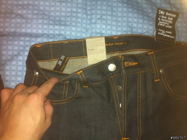 Nudie Jeans Grim Tim Org. Dark Ropy vs. Grim Tim Dry Orange Selvage vs. Diesel THAVAR 8B9 比較