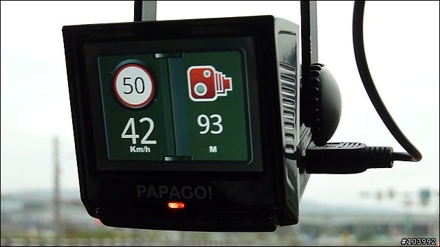 PAPAGO P3 行車記錄器 開箱測試 (道路偏移、車距偵測、測速、地圖顯示)