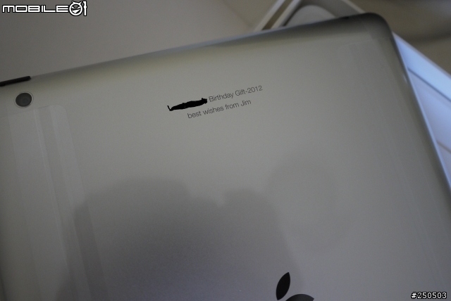 The new iPad 開箱..補充:記憶體為1g?