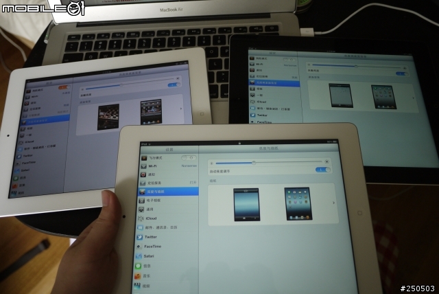 The new iPad 開箱..補充:記憶體為1g?