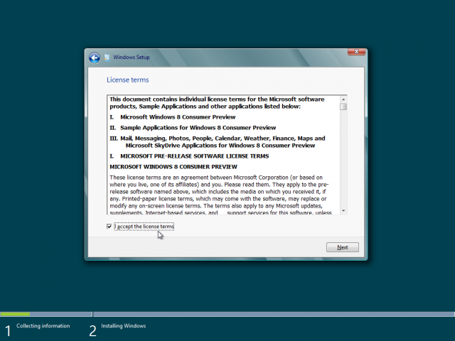 Windows 8 Consumer Preview 體驗紀錄
