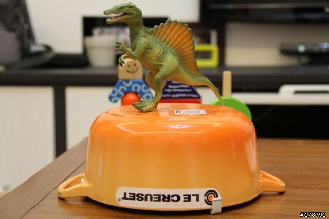 不專業的開箱,新入手的 法國 LE CREUSET 20cm 鑄鐵鍋具 橘色的