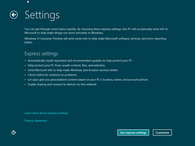 Windows 8 Consumer Preview 體驗紀錄