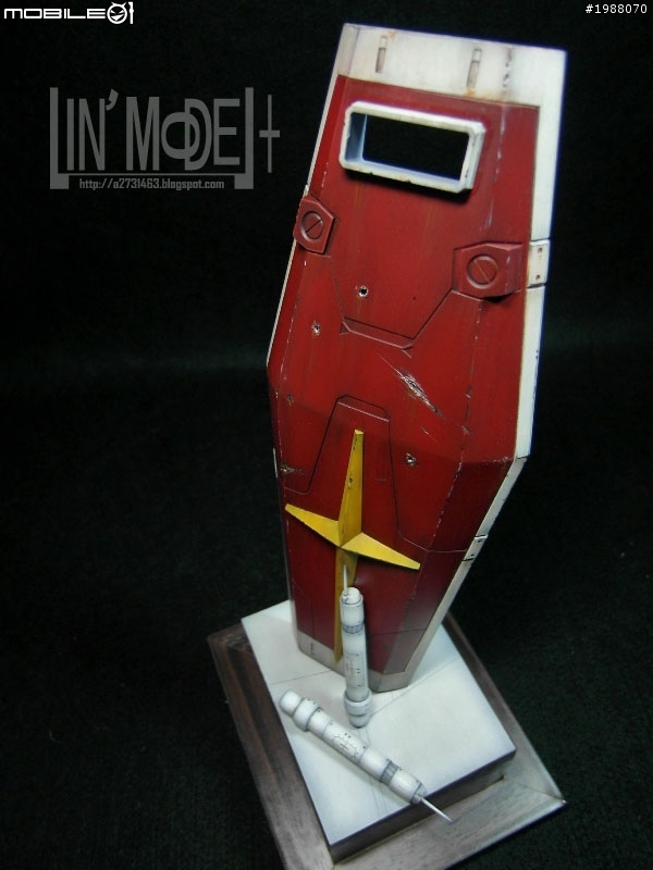 <作品分享>1/48,”Peace” 鋼彈武器盾牌場景組