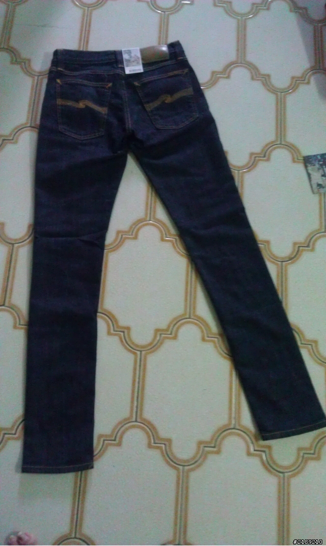 nudie tight long john denim stretch