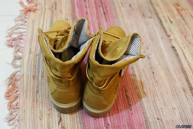 Timberland 28596 反摺黃靴開箱