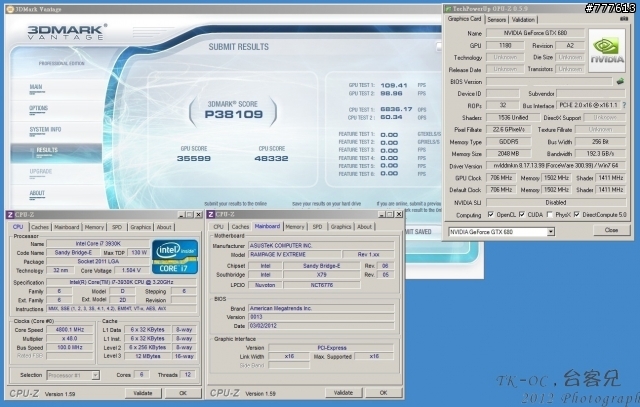 殘酷的NVIDIA GTX680 PK AMD HD7970!