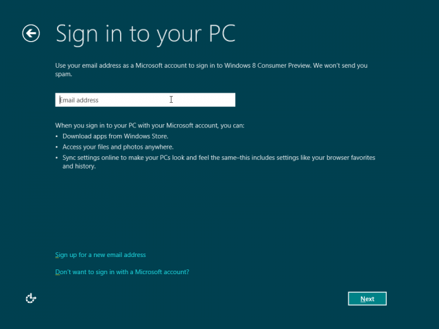 Windows 8 Consumer Preview 體驗紀錄
