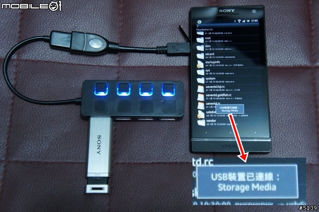 分享-Sony Xperia S 的USB OTG 運用 & 限制