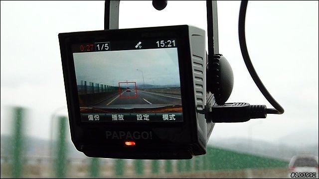 PAPAGO P3 行車記錄器 開箱測試 (道路偏移、車距偵測、測速、地圖顯示)