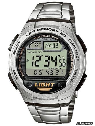慢跑新手的便宜手錶選擇--最後買了CASIO W-734