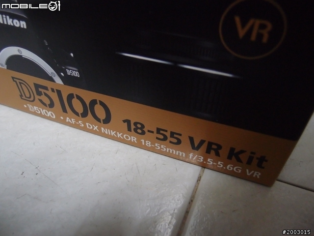 購入人生第一台全新的單眼相機~~D5100