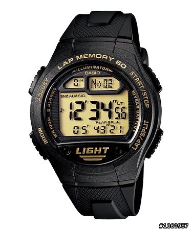 慢跑新手的便宜手錶選擇--最後買了CASIO W-734