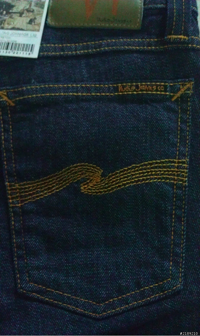 nudie tight long john denim stretch