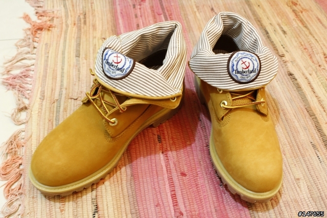 Timberland 28596 反摺黃靴開箱