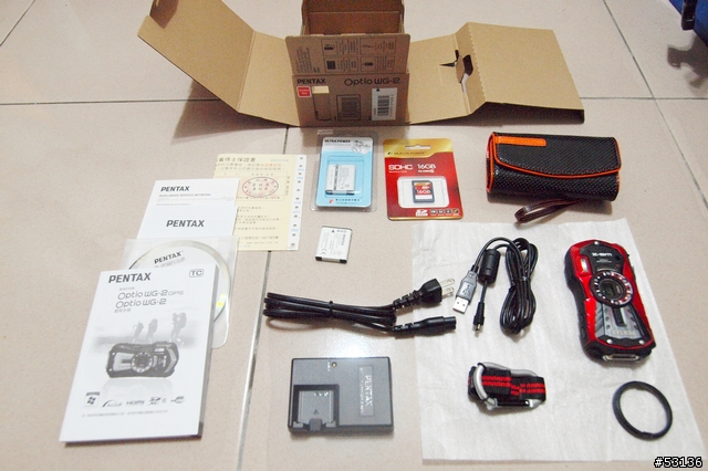 4/6上市首發賣出第一台 PENTAX Optio WG-2 防水機 (非常不專業開箱)
